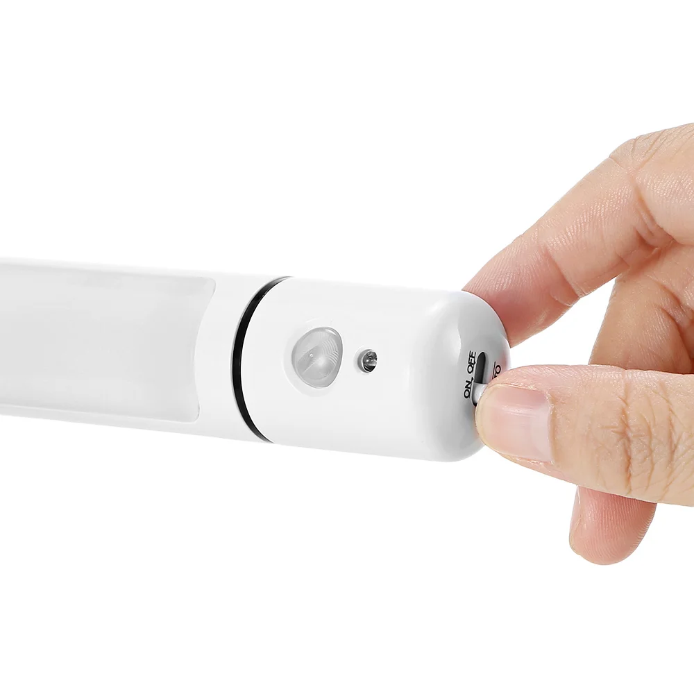 Портативный Регулируемый гардероб свет PIR Сенсор вращающийся светодиодный