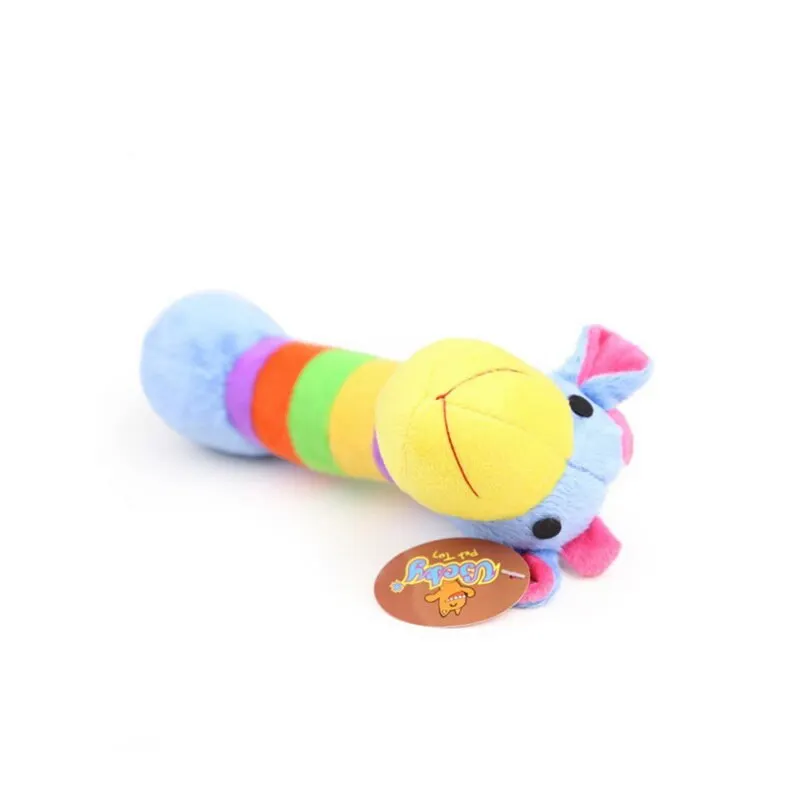 1PC Cute Pet Dog Cat Plush Soft Fleece Dog Toys Decompression Tool Pet Squeeze Sound Cats Dog Toys Animal Dog Toy Pets 7