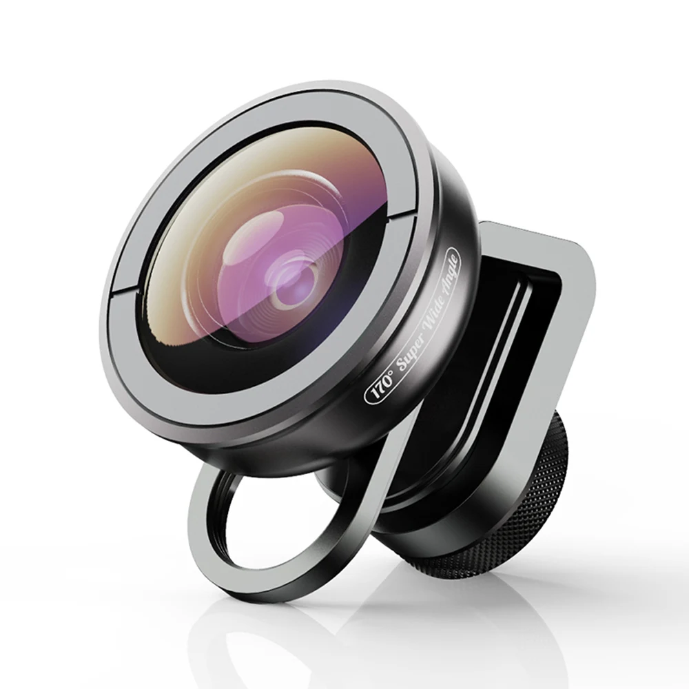 only supe wide lens APEXEL Оптический Высокое качество 5 в 1 камера телефон линзы 4 к широкий Макро Рыбий глаз теле супер широкий объектив для iPhone xiaomi allsmartphone - Цвет: only supe wide lens