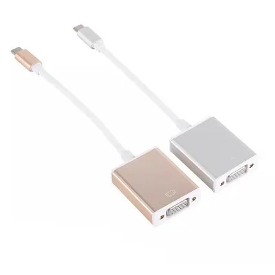 TYPE C к VGA адаптер USB 3 1 женскому кабель для нового Macbook 12 дюймов Chromebook Pixel