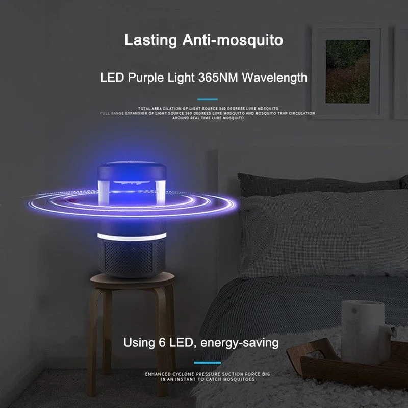 5 Вт светодиодный Электрический москитный убийца USB лампа фоткатализ LED насекомые