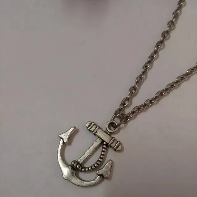 Модные тибетские серебряные подвески в виде матросского якоря массивное