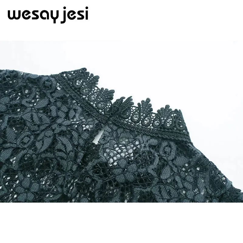 Летнее, весеннее платье, женское, vestidos, английский стиль, сплошное, кружевное, до колена, сексуальное платье, уличное, vestidos de fiesta, вечернее платье