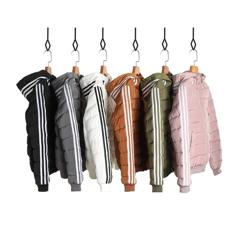 Для женщин парки мягкий короткий утолщение вниз хлопок пальто Верхняя одежда с