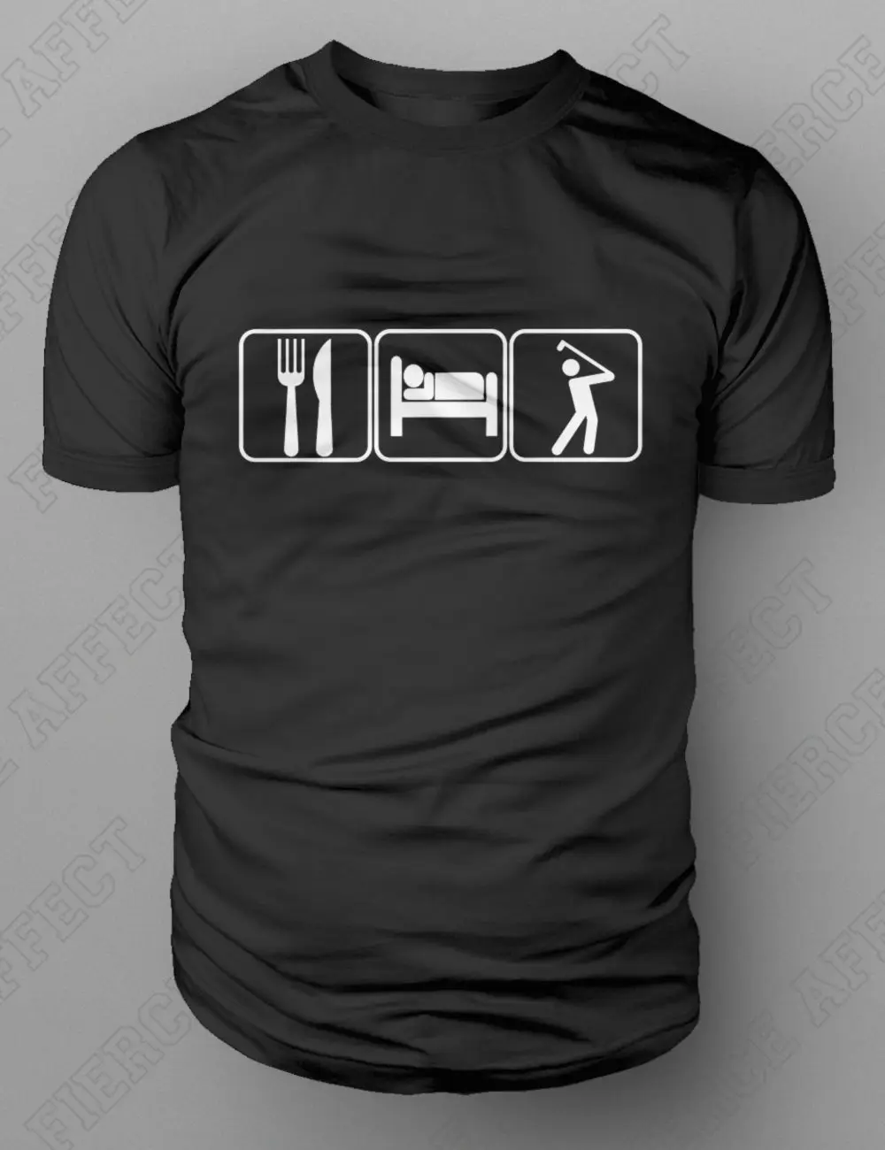 Новая брендовая одежда футболки футболка Eat Sleep забавная Клубная Putter Driver с