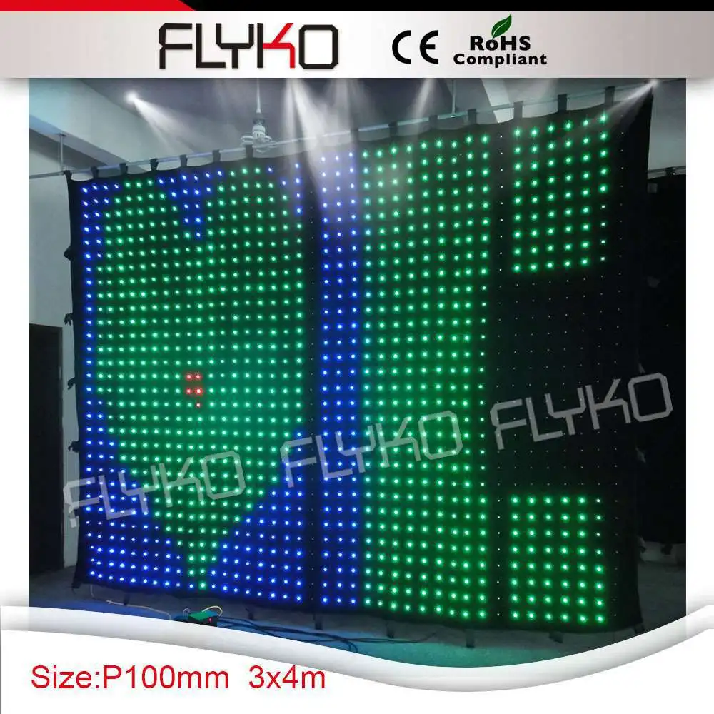 Бесплатная доставка P100 светодиодная ткань для видеосъемки|led video cloth|clothe ledled cloth |