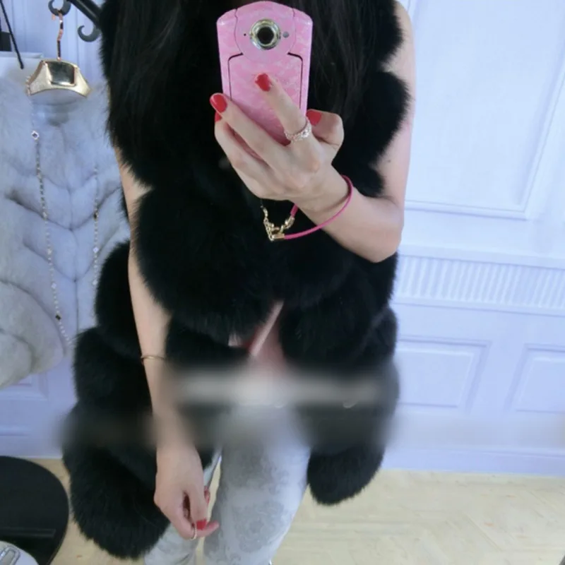 Coletes Rushed женский жилет Haining из кожи Южная Корея импортная высокая имитация