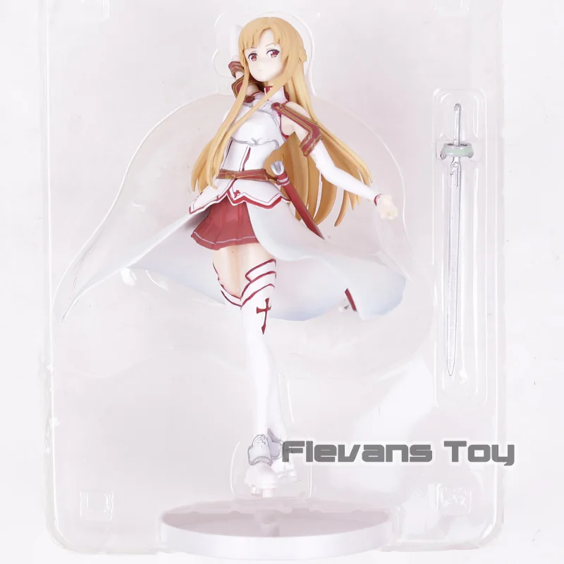 white no box Sword Art Online SAO вернет Yuki Asuna Yuuki color Ver. Фигурка кукла из ПВХ Коллекция Модель фигурка игрушка - Цвет: white no box