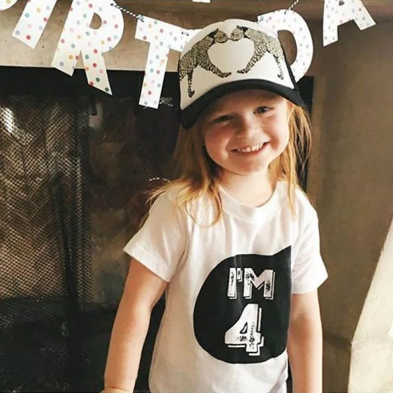 Детские хлопковые футболки с буквенным принтом крутые рубашки для мальчиков От 0