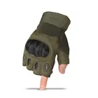 Защитные тактические перчатки из углеродного волокна, армейские боевые военные перчатки без пальцев для мужчин, женщин, мужчин, мотоциклетные перчатки без пальцев