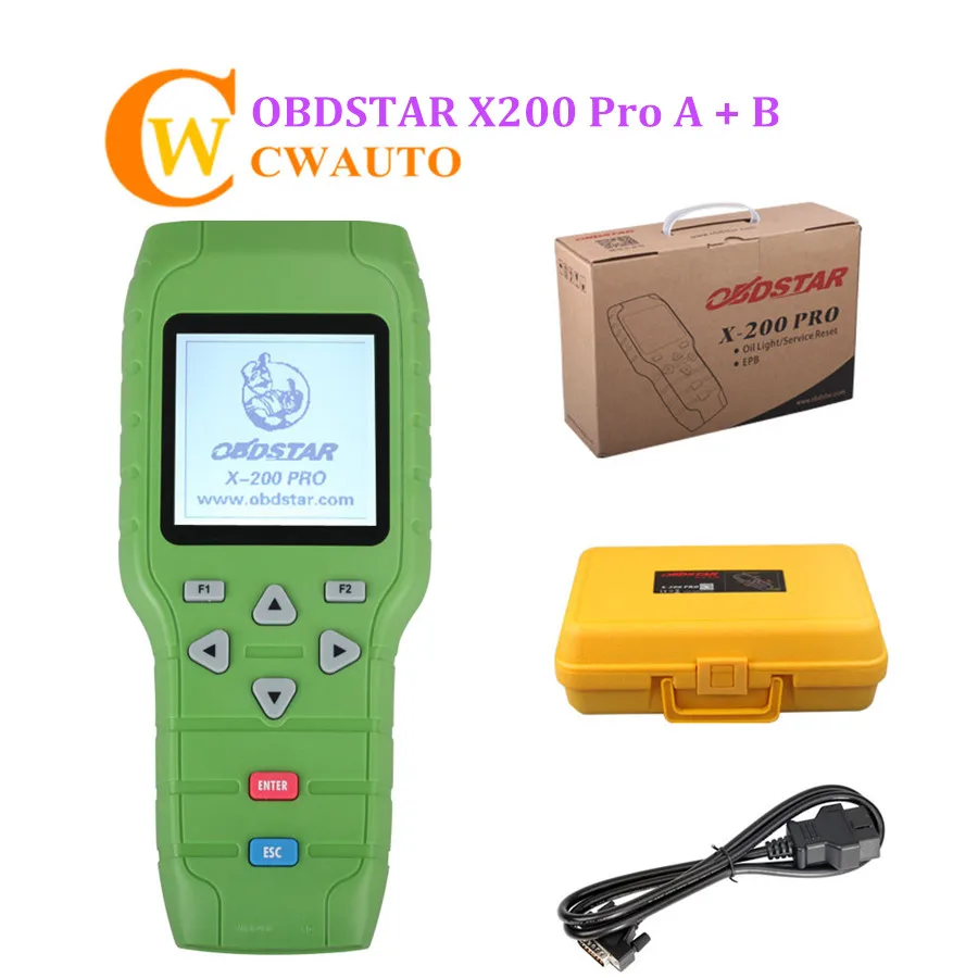 

Оригинальная конфигурация OBDSTAR X-200 X200 Pro A + B для сброса масла + программное обеспечение OBD + EPB