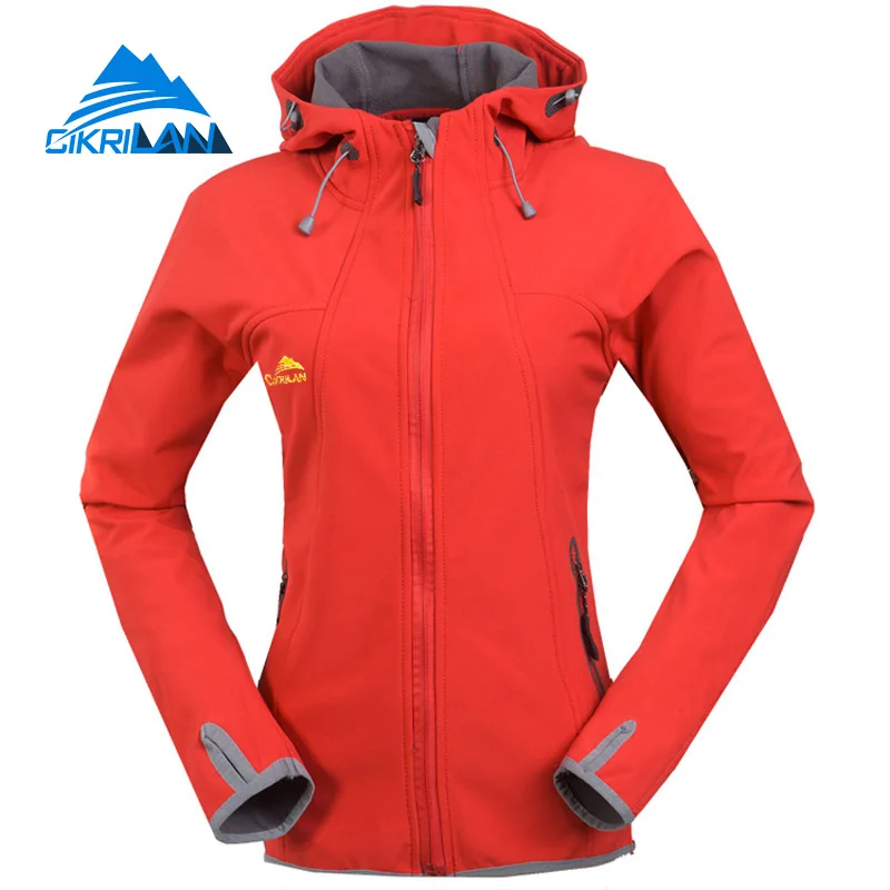 2017 пеший Туризм Кемпинг Chaqueta Mujer открытый бренд Cikrilan Windstopper Спорт флисовая куртка