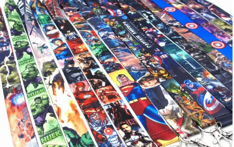 Новинка 1 шт. брелок мстители Капитан Америка Халк значок ID карты держатели