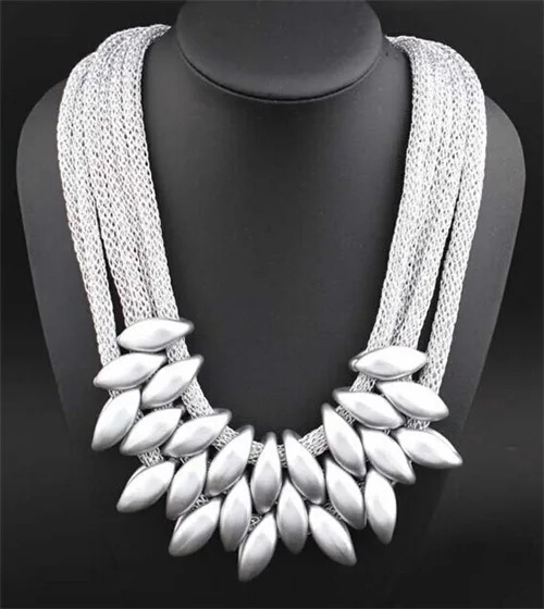 Женское Ожерелье-чокер с серебряным покрытием Брендовое Европейское колье