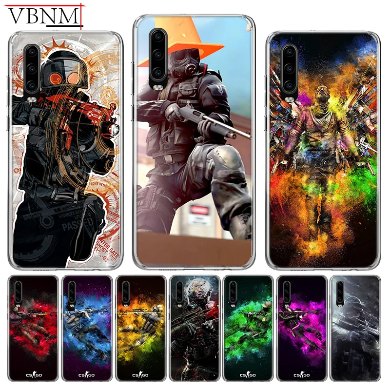 CS GO для игры в войнушки специальные силиконовые TPU чехол Huawei Mate 10 20 Pro Lite 20X S RS Y6 Y7 Y9
