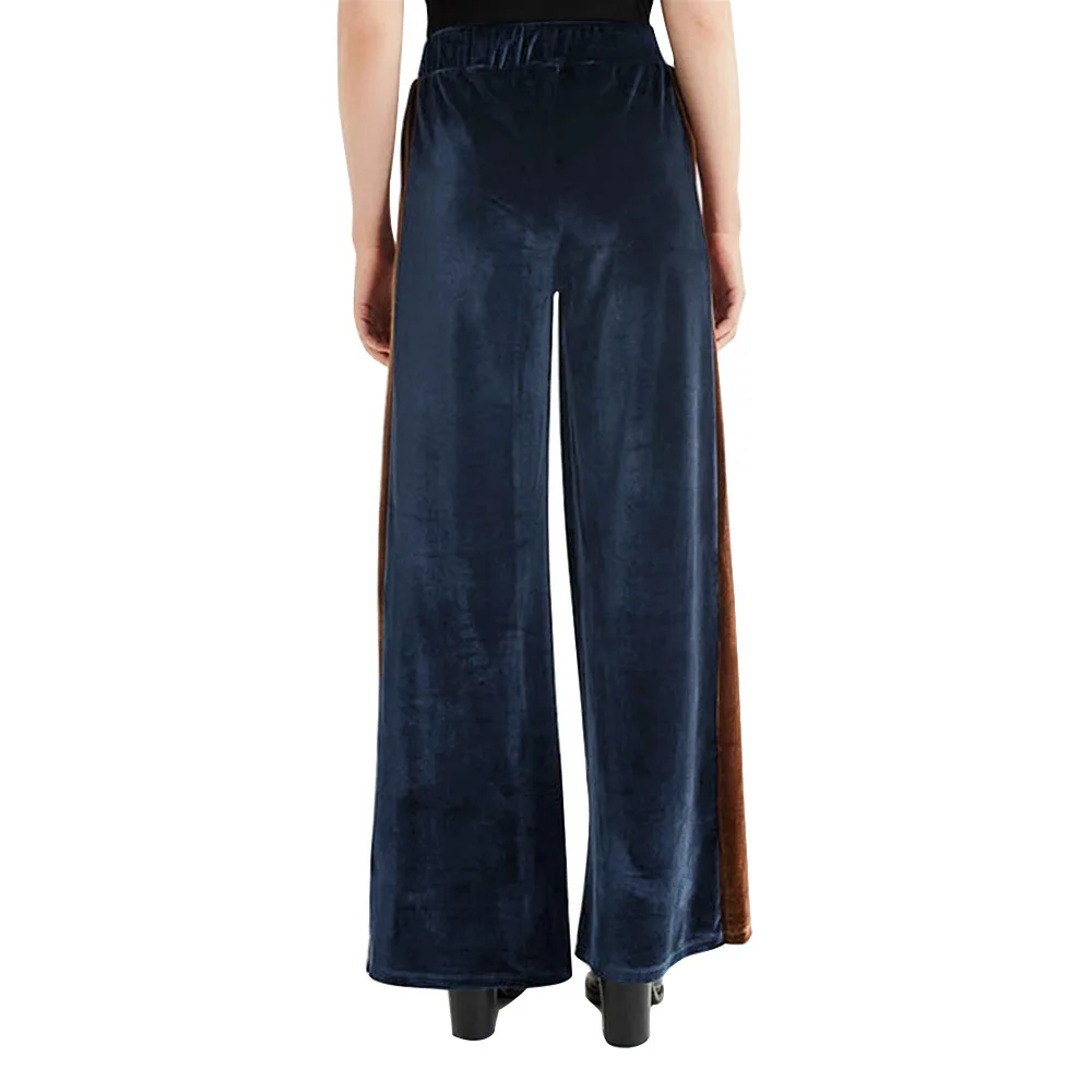 Весна модные пикантные на высоком Разделение брюки Для женщин Свободные