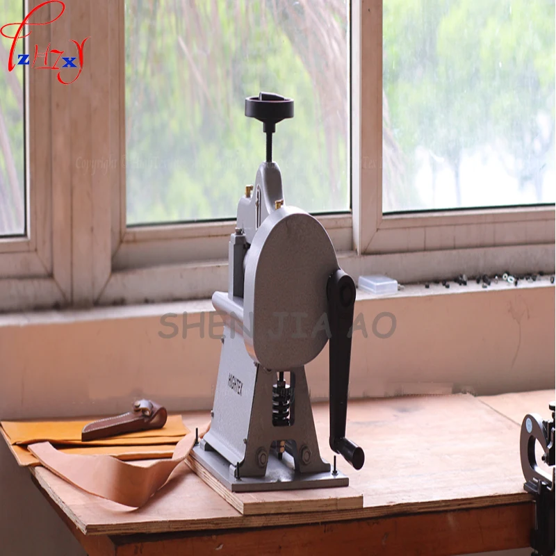 Машина для обжима кожаных лент лопата кожи разветвитель ручного загара толстая
