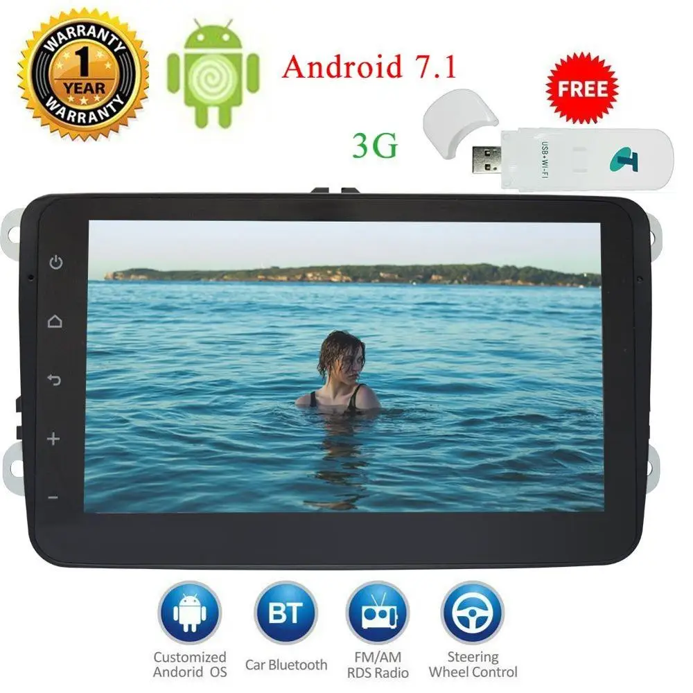 3G Dongle как подарок для VW 8 дюймов indash dvd плеер автомобиля GPS навигации стерео Радио