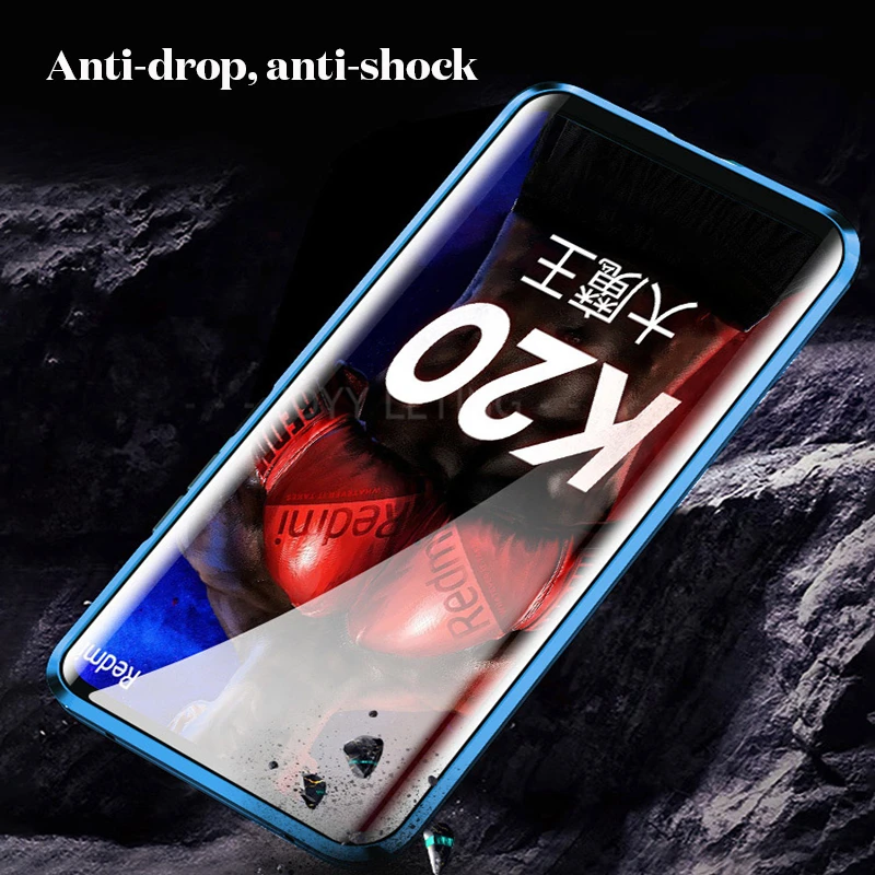 Магнитный чехол для redmi. k20 pro. Note 7 Pro. Чехол металлический бампер xiaomi pro