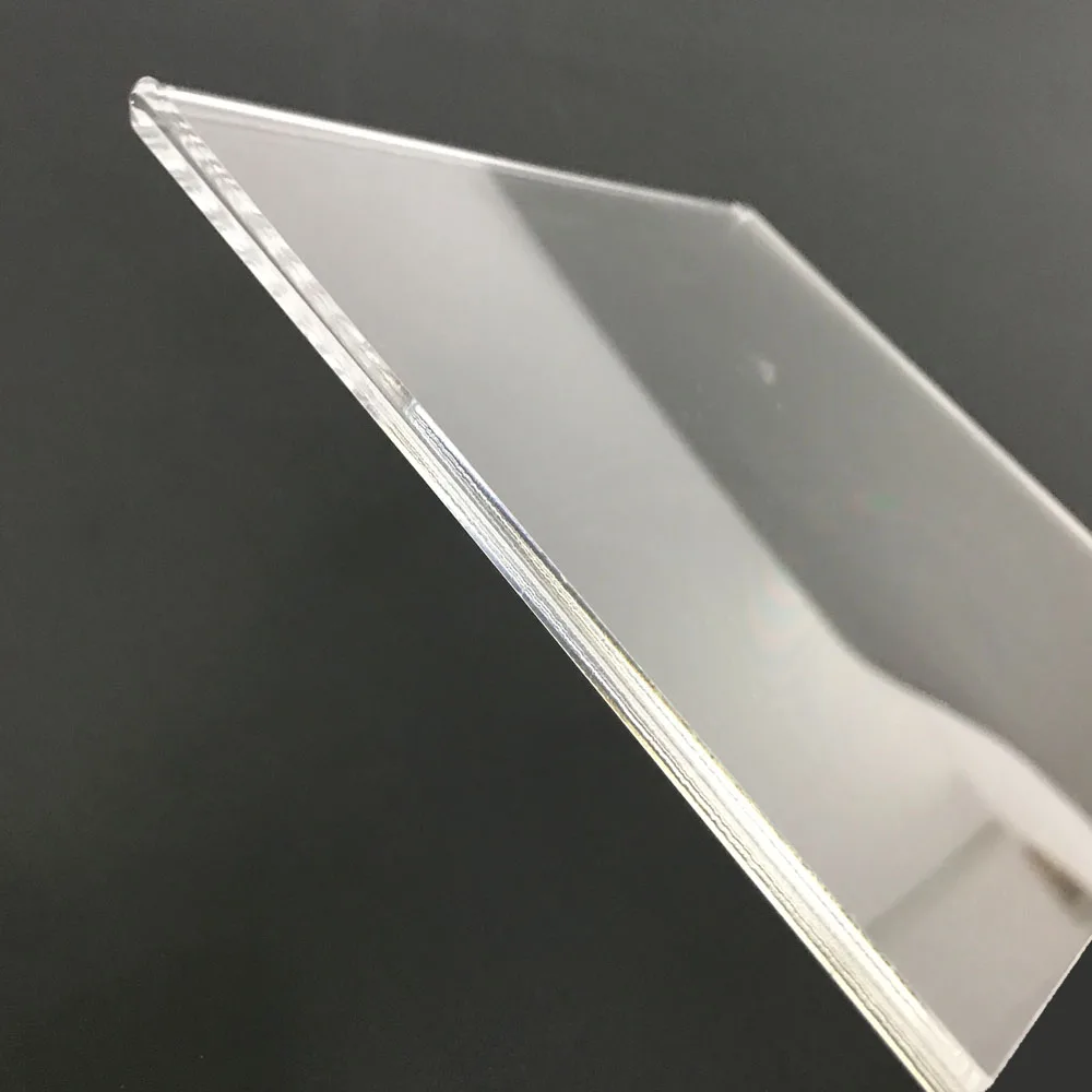 

Acrylic Bending Frame Holder Price Tags Post Label Advertising Display Holder No Stand No Tape