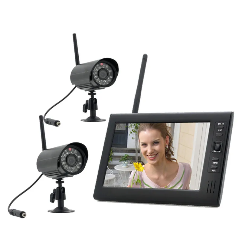 Бесплатная доставка! 7 дюймовая TFT Цифровая 2 4G Беспроводная камера видео детские