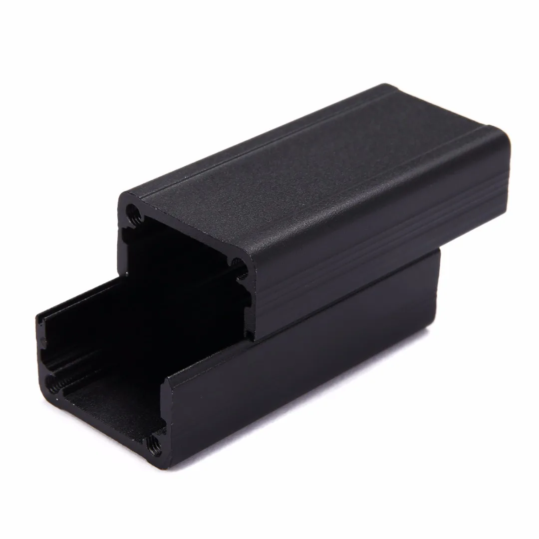 1 шт. черный прессованный Алюминий электронный ящик проекта DIY Питание единиц