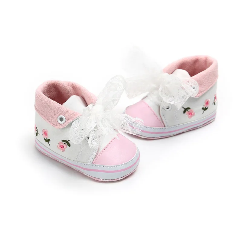 

Baby Girls Princess Shoes Sneakers Soft Sole Infant Cute Butterfly Crown Anti-slip Toddler Shoes Baby Soft Crib Indoor Shoes