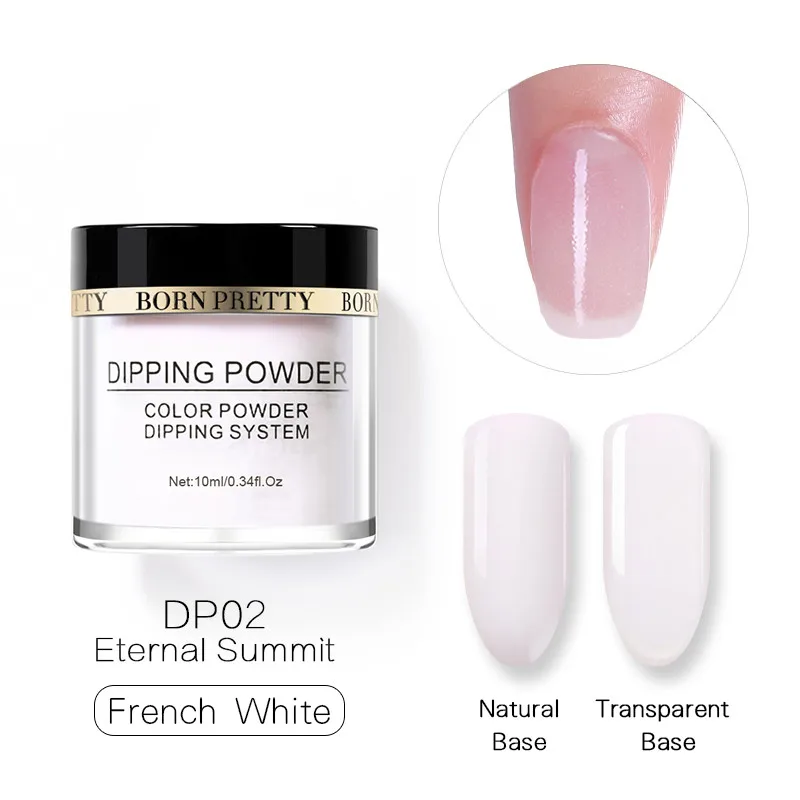 BP-DP14 BORN PRETTY 10 мл Dip порошок для ногтей без лампы для лечения голографический блеск градиент французский натуральный сухой дизайн ногтей украшения Маникюр - Цвет: BP-DP14