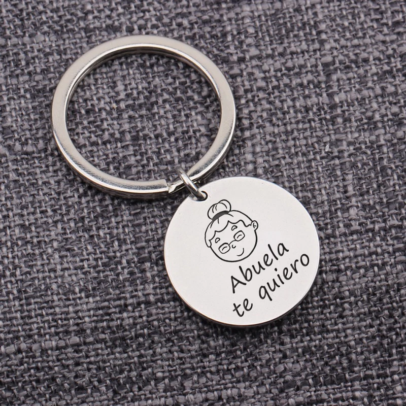 Подарочный Брелок В Форме Бабушки с испанским языком ювелирные изделия
