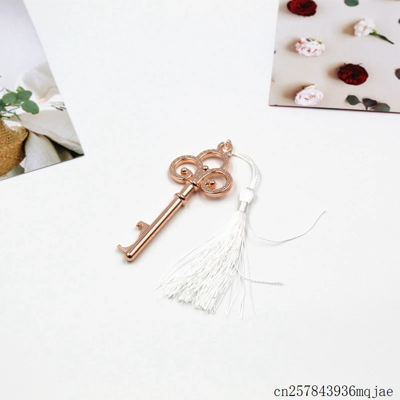 50pcs Key Bottle Openers Skeleton Wine Opener with Tassel in Gift Box Wedding Party Favor Souvenir Gifts | Дом и сад