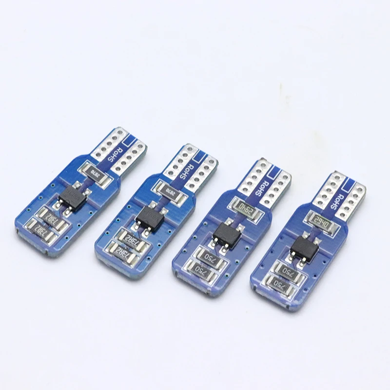 4 шт. белый лед синий T10 SMD Автомобильные светодиодные панели автомобиля лампы