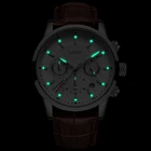 Часы наручные LIGE Мужские кварцевые, модные спортивные брендовые Роскошные деловые водонепроницаемые, с кожаным ремешком, 2019