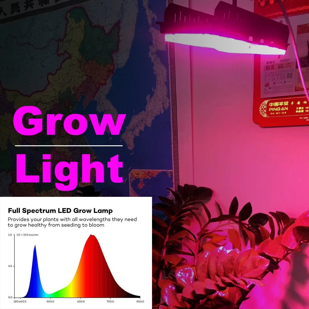 Led smd 30 Вт лампа для роста чип AC220V вход полный спектр Бисер для растений овощи фрукты растение светильник