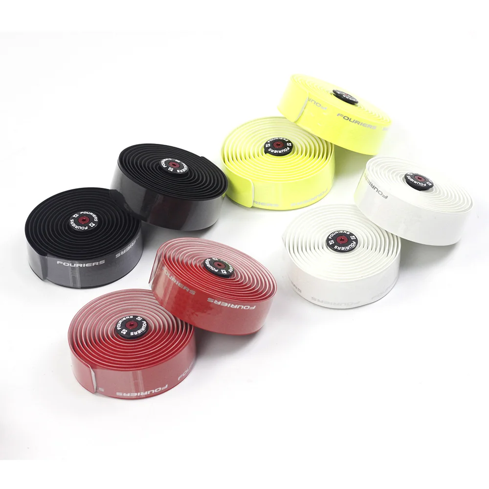 

2019 NEW Fouriers Silicone Bicycle Handlebar Tape Bicycle Drop Handlebar Wraps Bend Fixed Gear Road Bike Handle Bar Tapes Belt