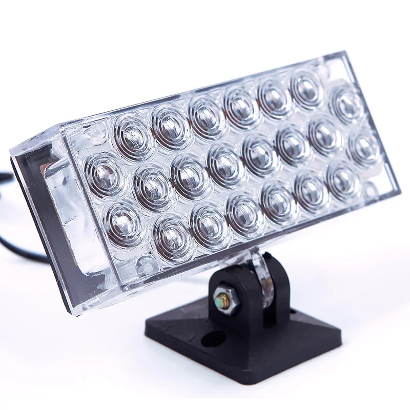 

New 2X 22LED 12V Super Bright Energy Save Emergency Flashing Warning Blue+Red Strobe High Quality Grill Strobe Light Lamp#63709