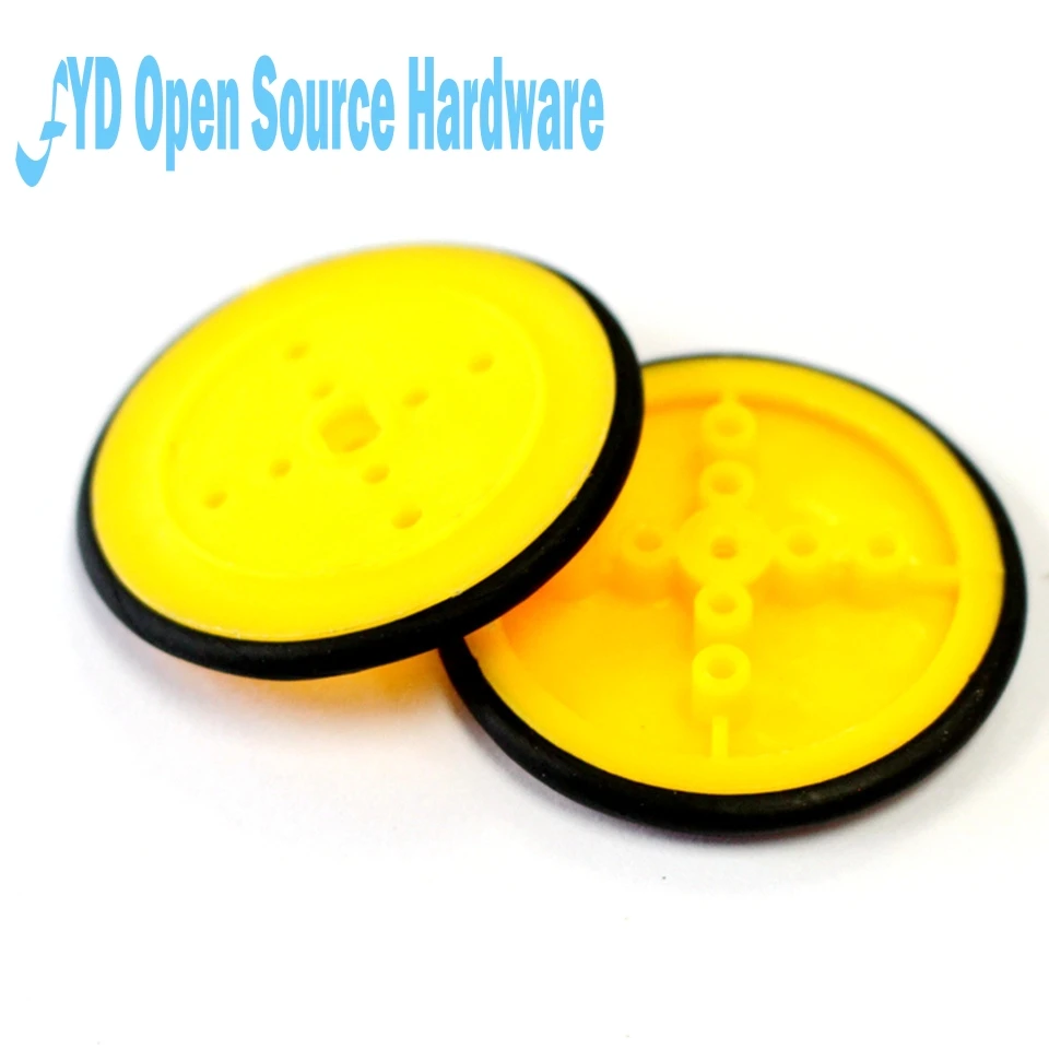 20 шт маленький умный автомобиль шасси шины пластиковый робот колеса Резиновая