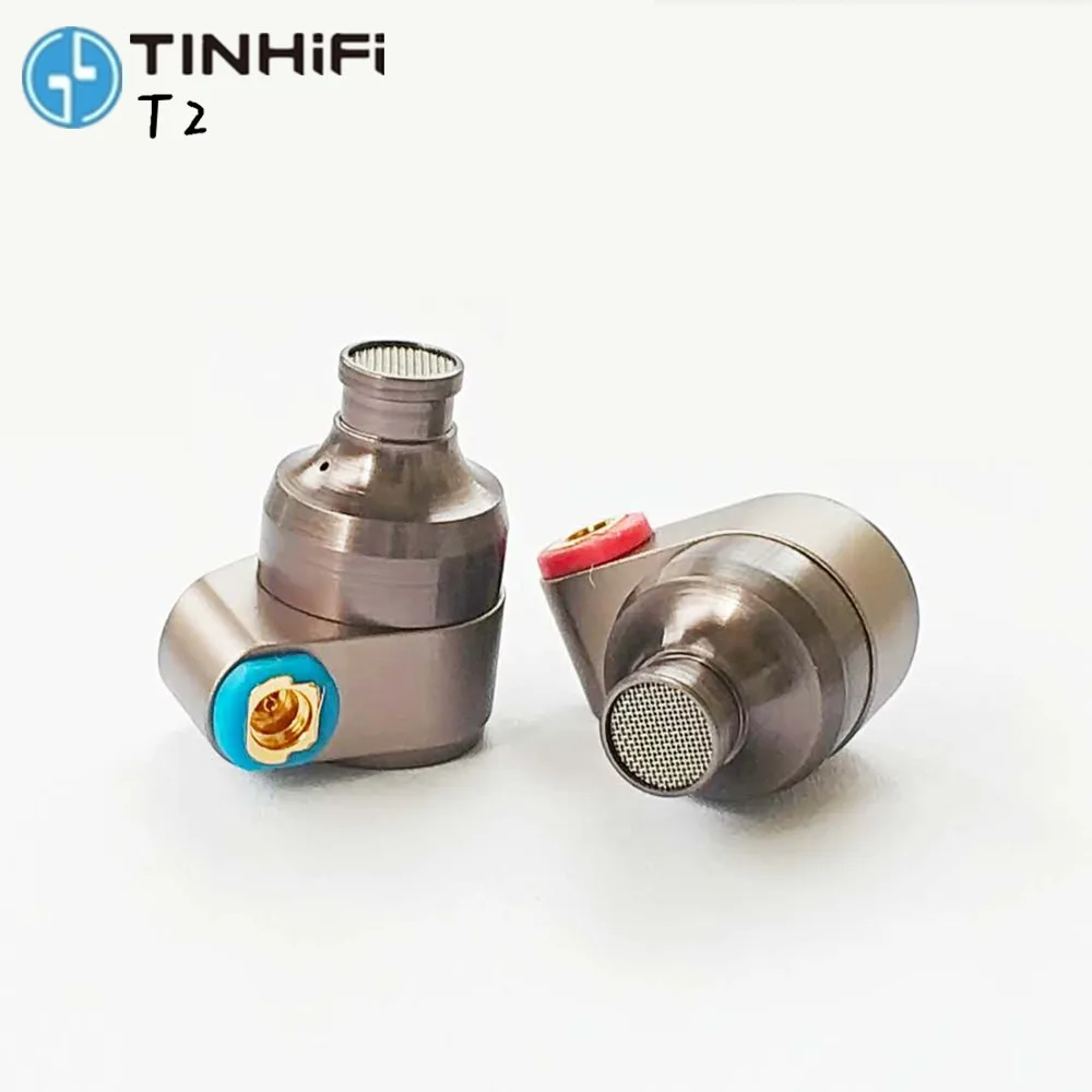 Серебристый TINHIFI T2 наушники двойной динамический привод HIFI бас наушники DJ металлические наушники-вкладыши с MMCX наушники T2 PRO T3 P1 V80 S7 S2 - Цвет: Серебристый