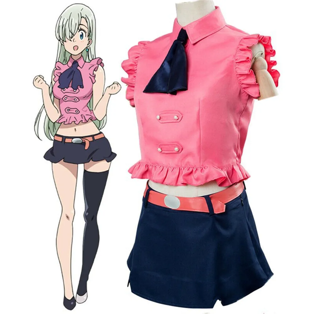 The Seven Deadly Sins Elizabeth Liones косплей костюм японского аниме Nanatsu No Taizai Униформа наряд