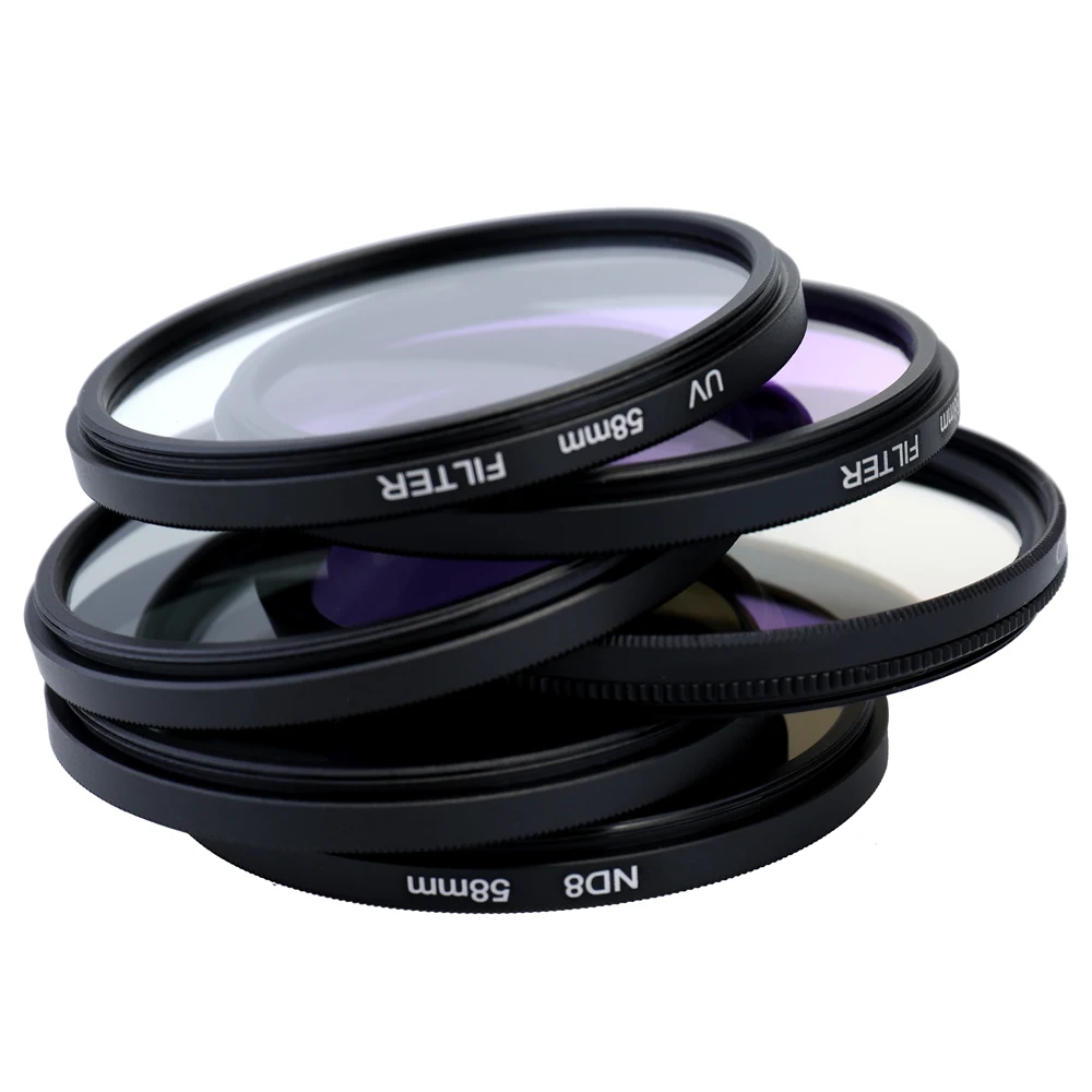 Andoer Professional 58/52mmCamera UV CPL FLD Набор фильтров для объектива и Altura Photo ND набор фильтров нейтральной плотности аксессуары для фото
