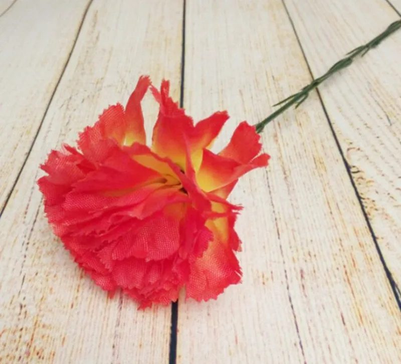 Carnation flower simulation artificial flowers on Mother's Day gift plastic carnation art | Дом и сад