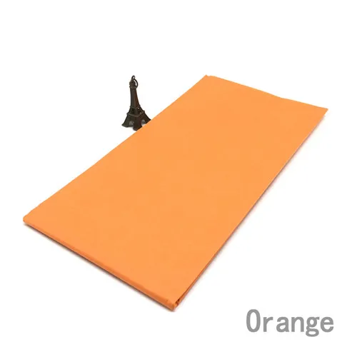Orange-B16 50 листов/мешок DIY Материал 50*50 см папиросная бумага Цветочная оберточная бумага украшение дома праздничные вечерние упаковочные бумаги - Цвет: Orange-B16