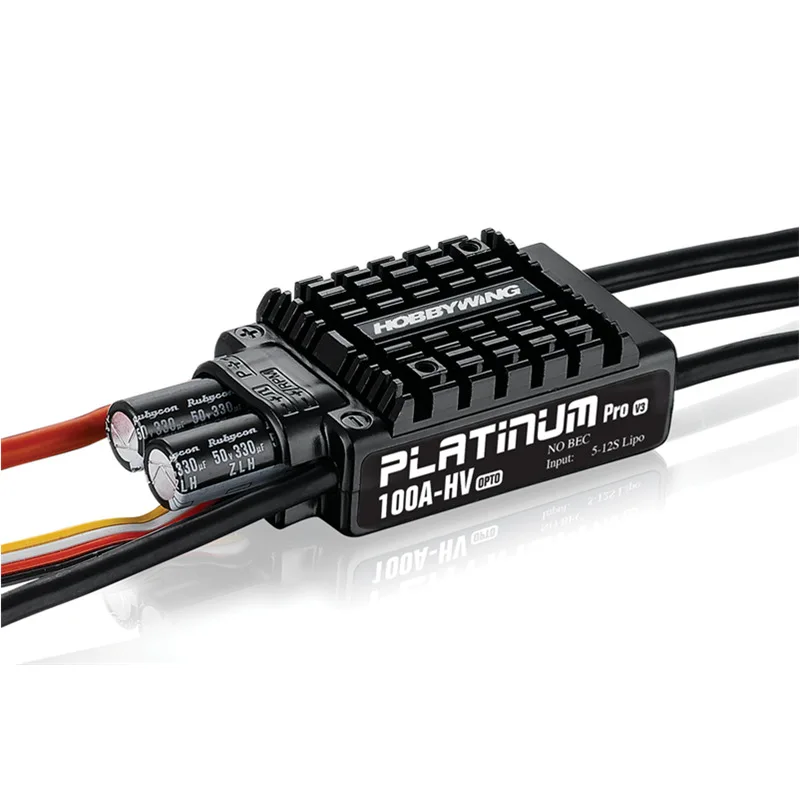 Щеточный электронный регулятор скорости Hobbywing Platinum HV 100A OPTO V3 30203600 Квадрокоптер BL
