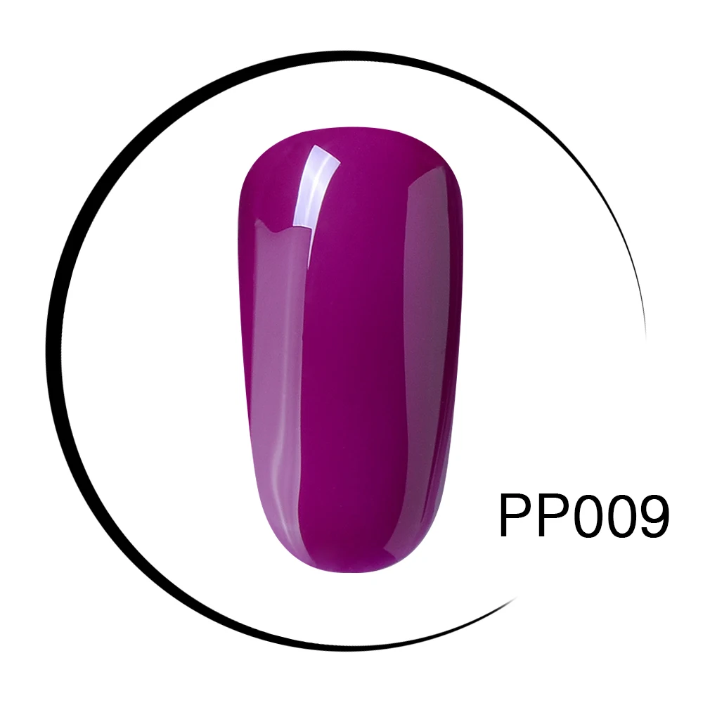 PP009 Elite99 10 мл УФ-гель для ногтей фиолетовый лак для ногтей Полупостоянный Гель-лак для ногтей - Цвет: PP009