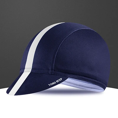 White Stripe Blue Велосипедные шапочки велосипедный головной убор MTB повязка на голову велосипед Кепка Спортивная Кепка дышащий солнцезащитный Велоспорт шлем шляпа снаряжение для верховой езды - Цвет: White Stripe Blue