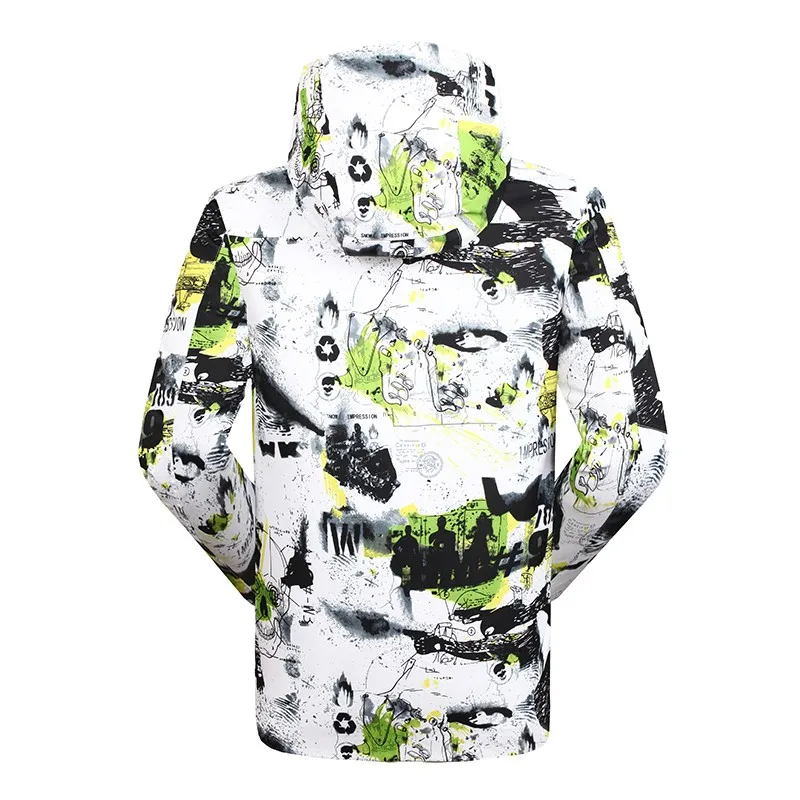 Новый Для мужчин зимние Костюмы Лыжная куртка непродуваемая Водонепроницаемый