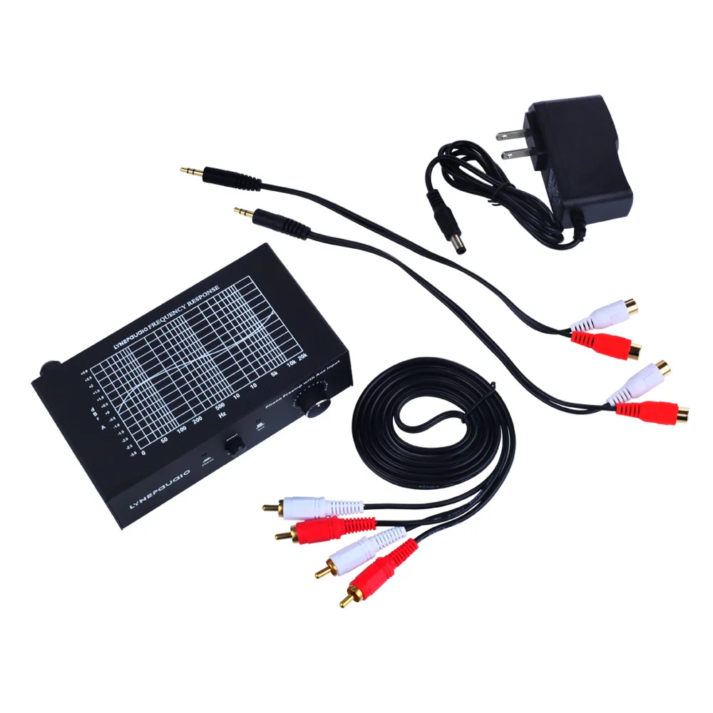 

PHONO cartridge phono preamplifier signal amplifier with auxiliary input and volume control