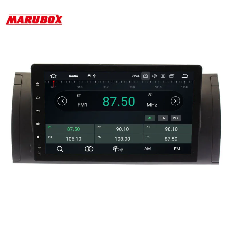 Marubox 1Din головное устройство для BMW E39 Android 9 0 Octa Core 4 Гб Оперативная память E53 E38 X5