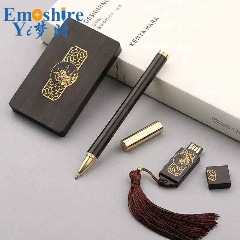 Набор из шариковой ручки и держатель для карт флэш-накопителей креативная