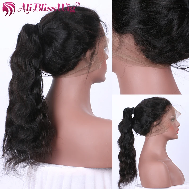 13x4 парики из натуральных волос на кружеве для черных женщин волнистые волосы