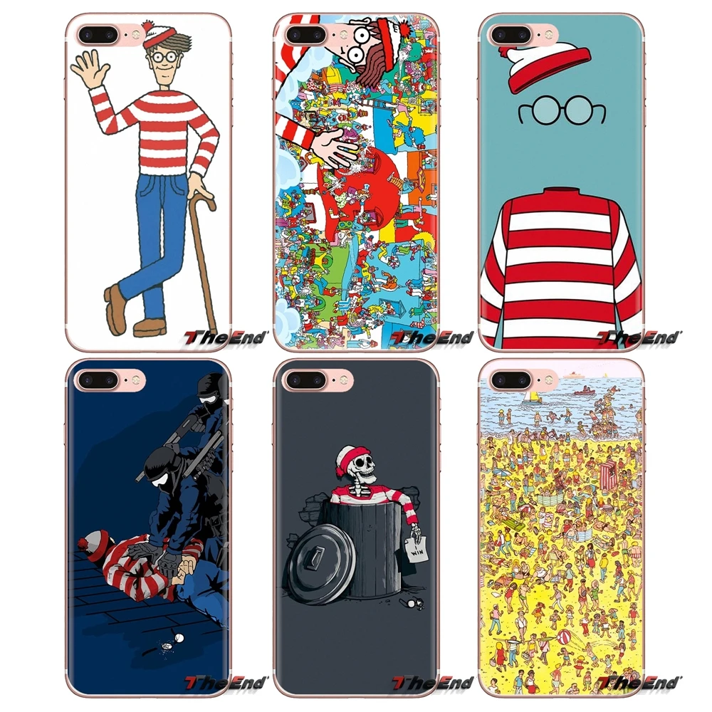Для iPod Touch Apple iPhone 4 4S 5 5S SE 5C 6 6S 7 8 X XR XS Plus MAX где s Waldo на пляже художественный принт